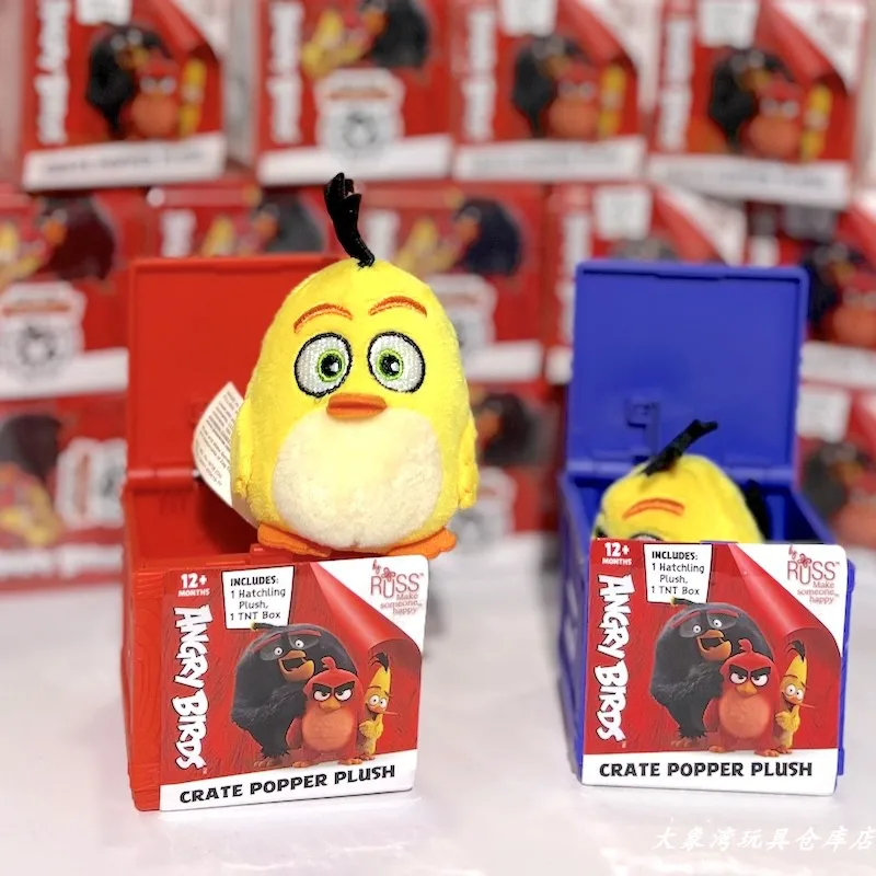 Angry Birds Crate Popper Plush Hatchling Doll TNT Box Anime Game Stuffed Animal Soft Figure Toy Desktop Ornament Fan Gifts