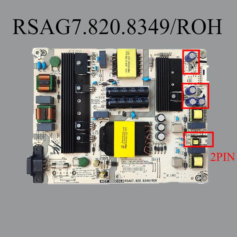 

Original Power Board RSAG7.820.8349/ROH HLL-4465WK is for LC-58Q620U LC-58Q7330U LC-58Q7370U 58H6550E 58R6E 58R7E1 55R6E TV