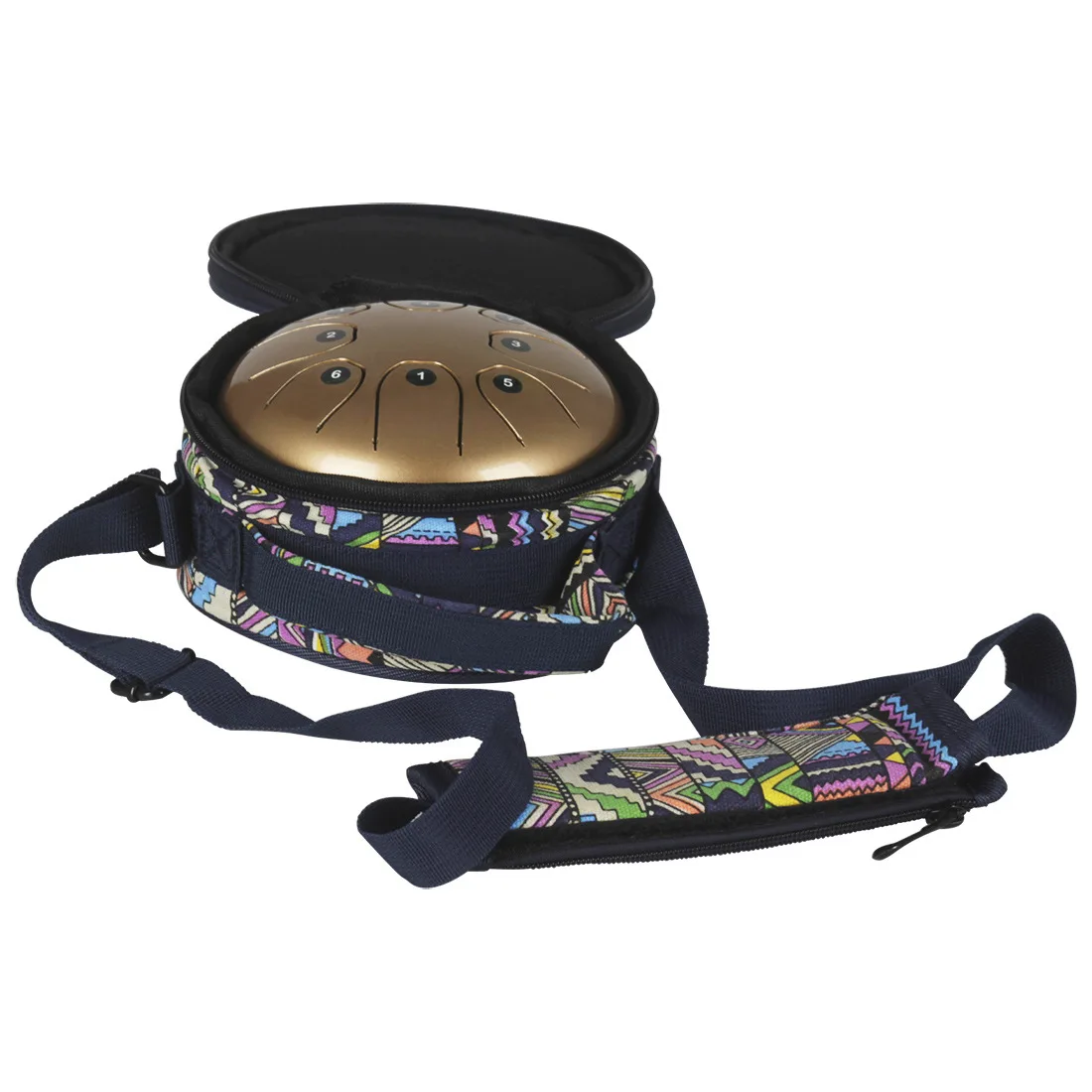 5.5 inch C key ethereal drum, worry-free, forget worry, Sanskrit, steel tongue drum multi-color optional