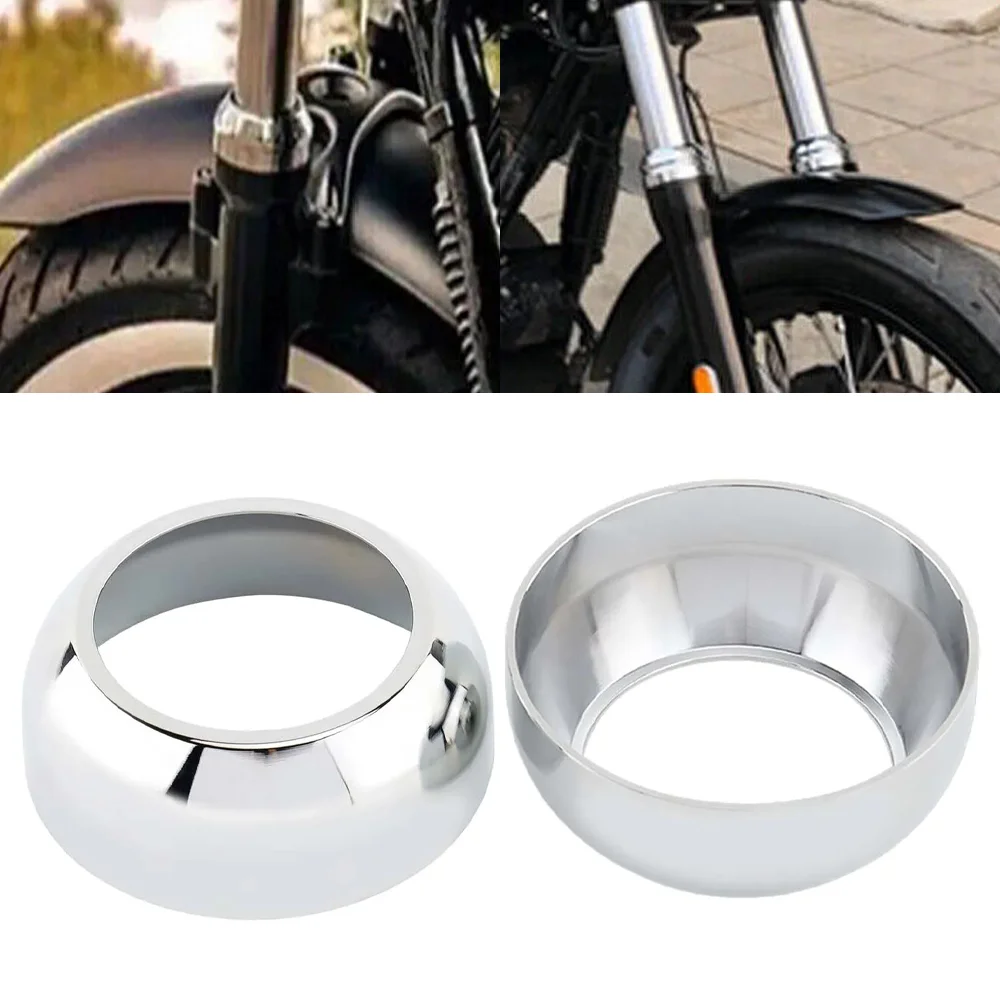 

41mm CNC Front Fork Boot Cap Covers For Harley Dyna Wide Glide FXDWG Softail Night Train FXSTB Custom FXSTC Standard FXST