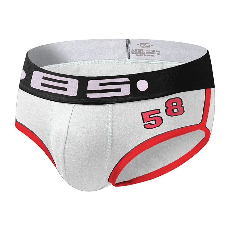 85 bs roupa interior masculina algodão cintura baixa sexy conforto respirável boxers masculino bs68