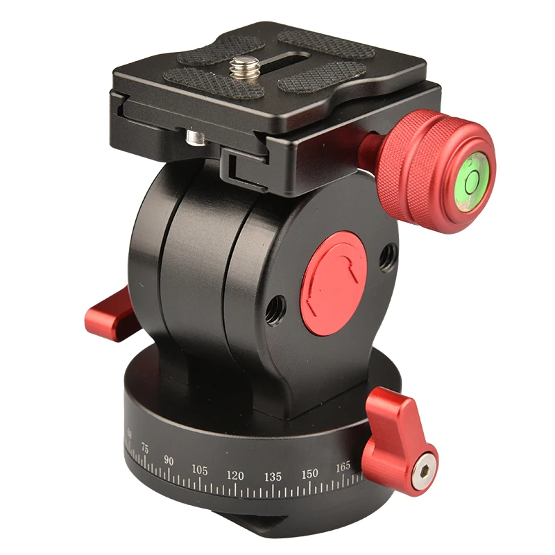

Fluid Video Pan and Tilt Ball Head with Arca-Type Base for Tripod Monopod with Quick Release Plate