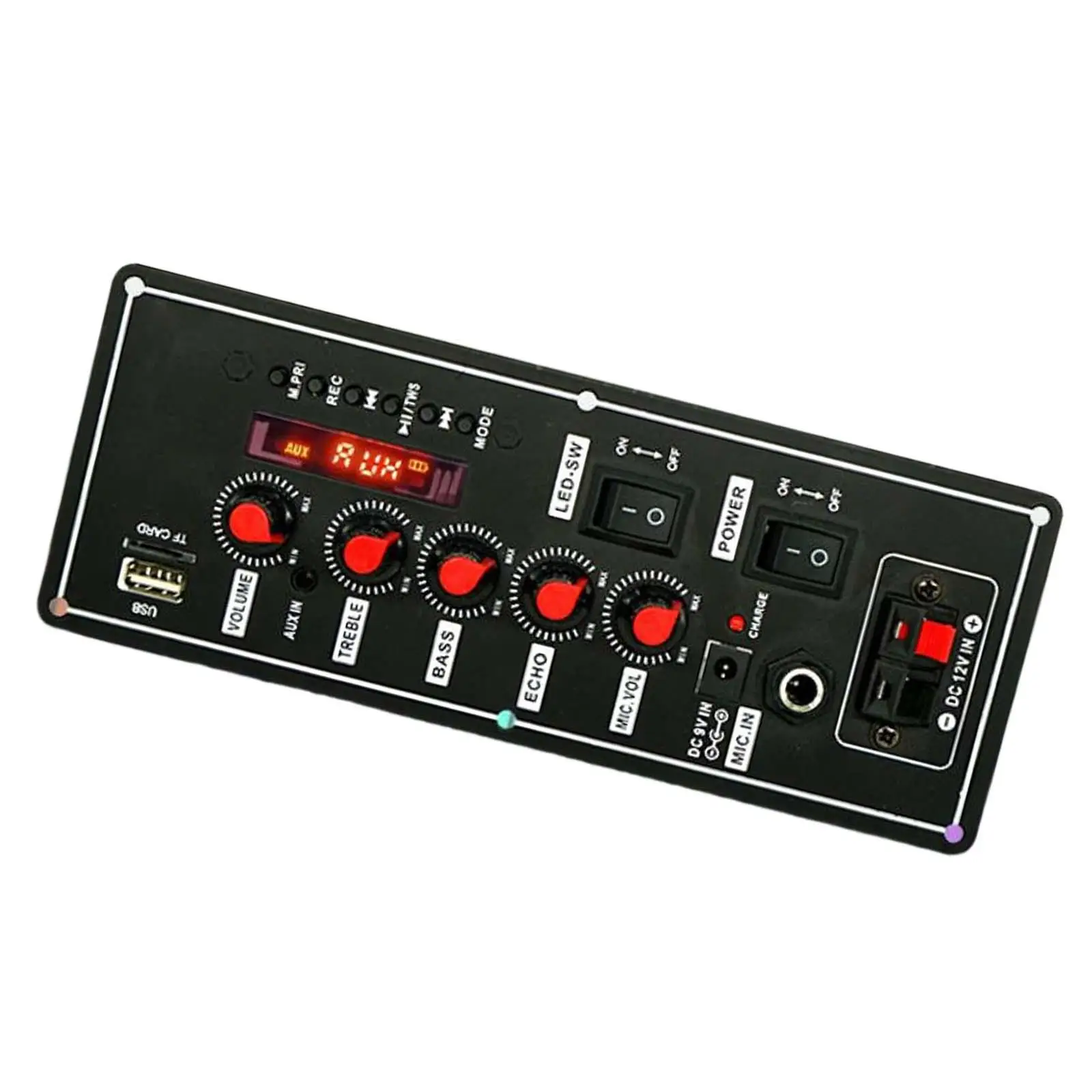 MP3 Decoding Board with Treble and Bass Adjustment Knob Support MP3/WMA/WAV/flac/ape Audio Receiver Module Easy to Operate