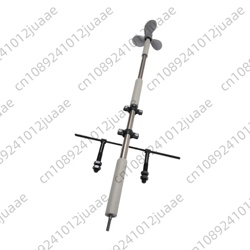 Electric Drill Manual Propeller Boat Hand Propeller Portable Canoe Hand Cranked Kayak Hand Push Oar Outboard Motor Bracket