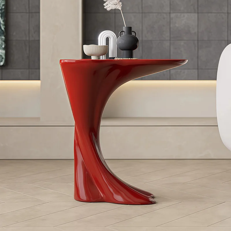 

Modern Designer Coffee Table Metal Writing Minimalist Aesthetic Side Table Living Room Standing Mesa Auxiliar Home Furniture