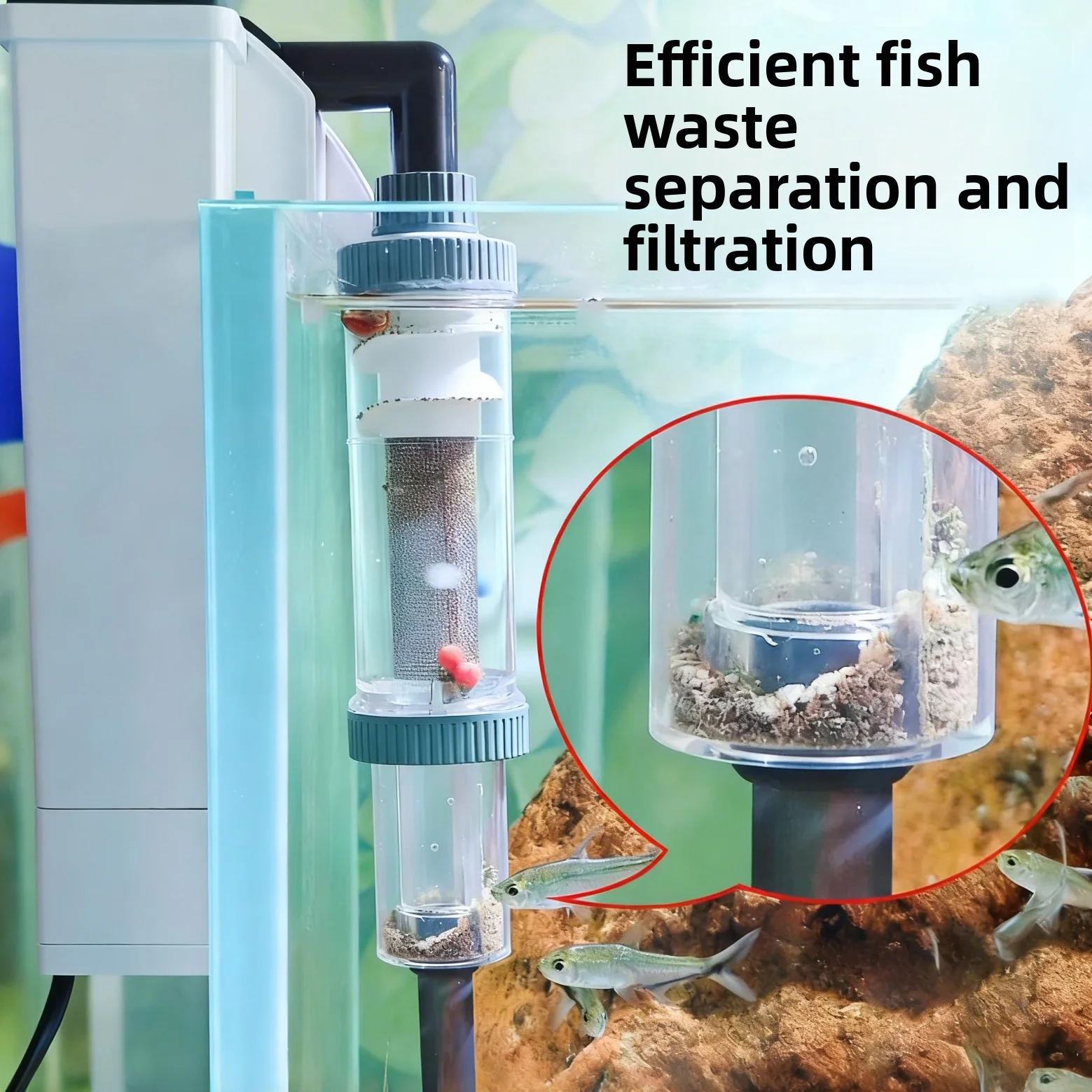 Filtro per acquario SUNSUN XBK - Aquarium Fish Waste Collector recensione e prezzo