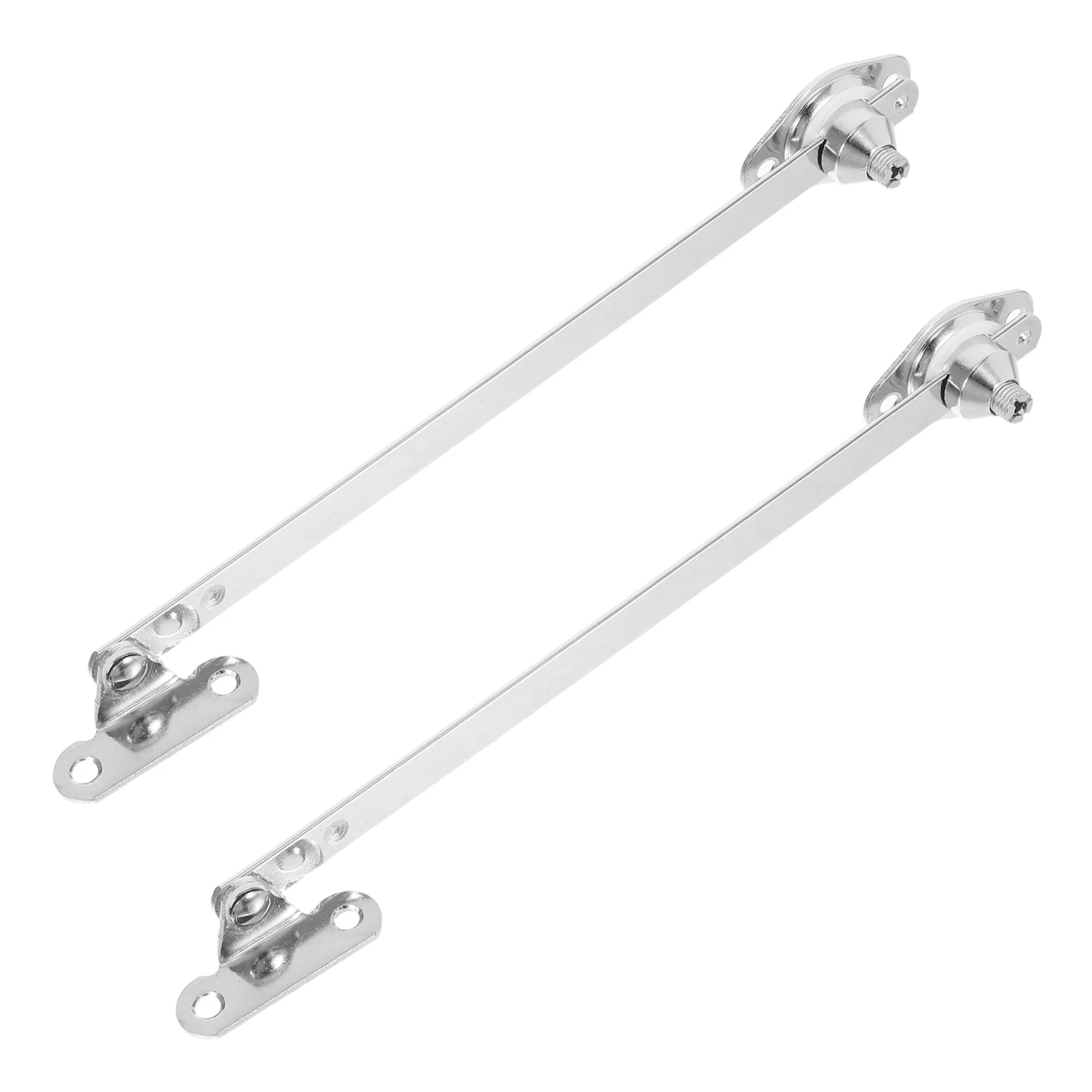 

2Pcs Cabinet Door Support Hinges Drop Down Cover Support Heavy Duty Zinc Alloy Pull Rod Easy Installation for Kitchen Bathroom