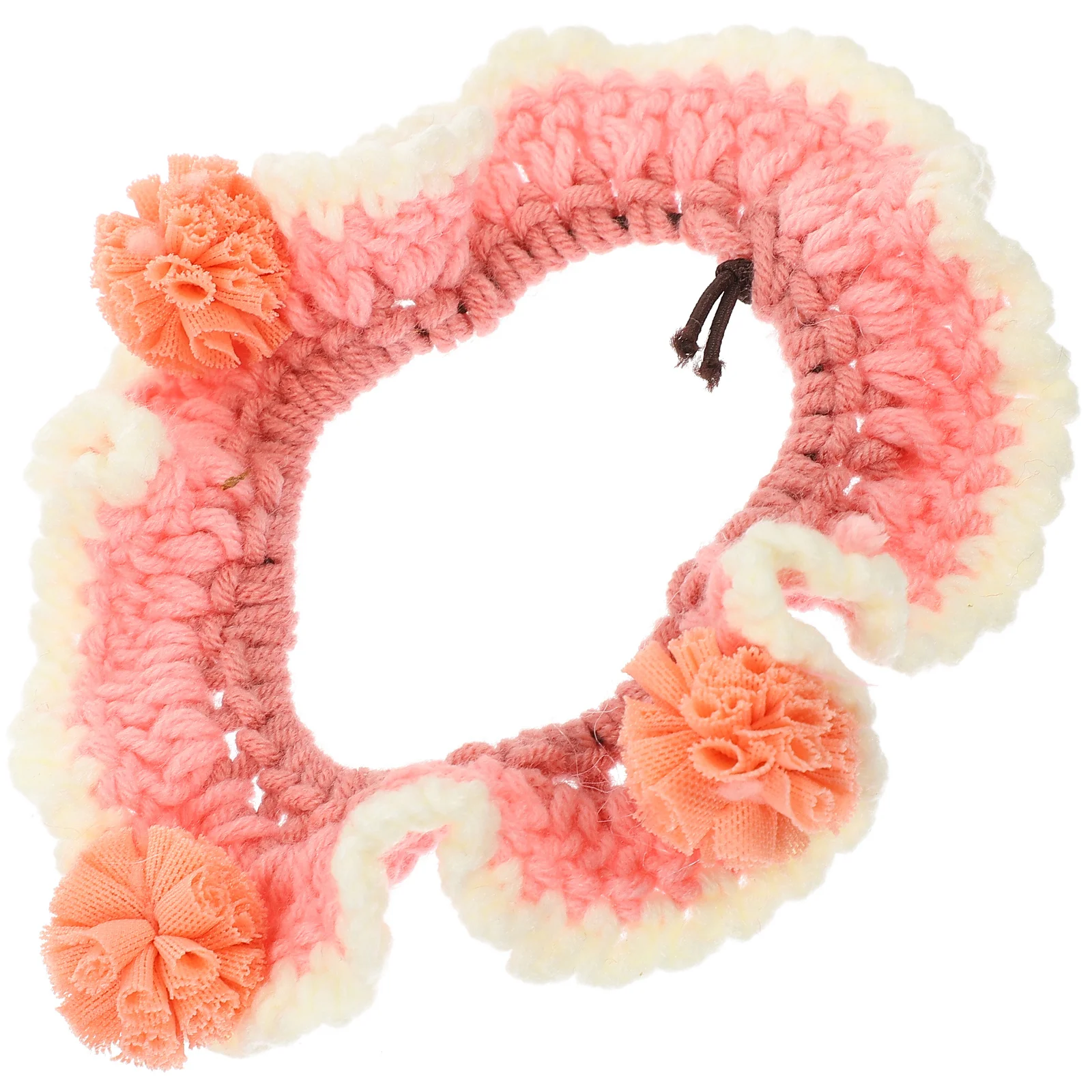 

Adjustable Cat Collar with Flower Design Adorable Pet Necklace Lightweight Decorative for Kitten Party Accessories