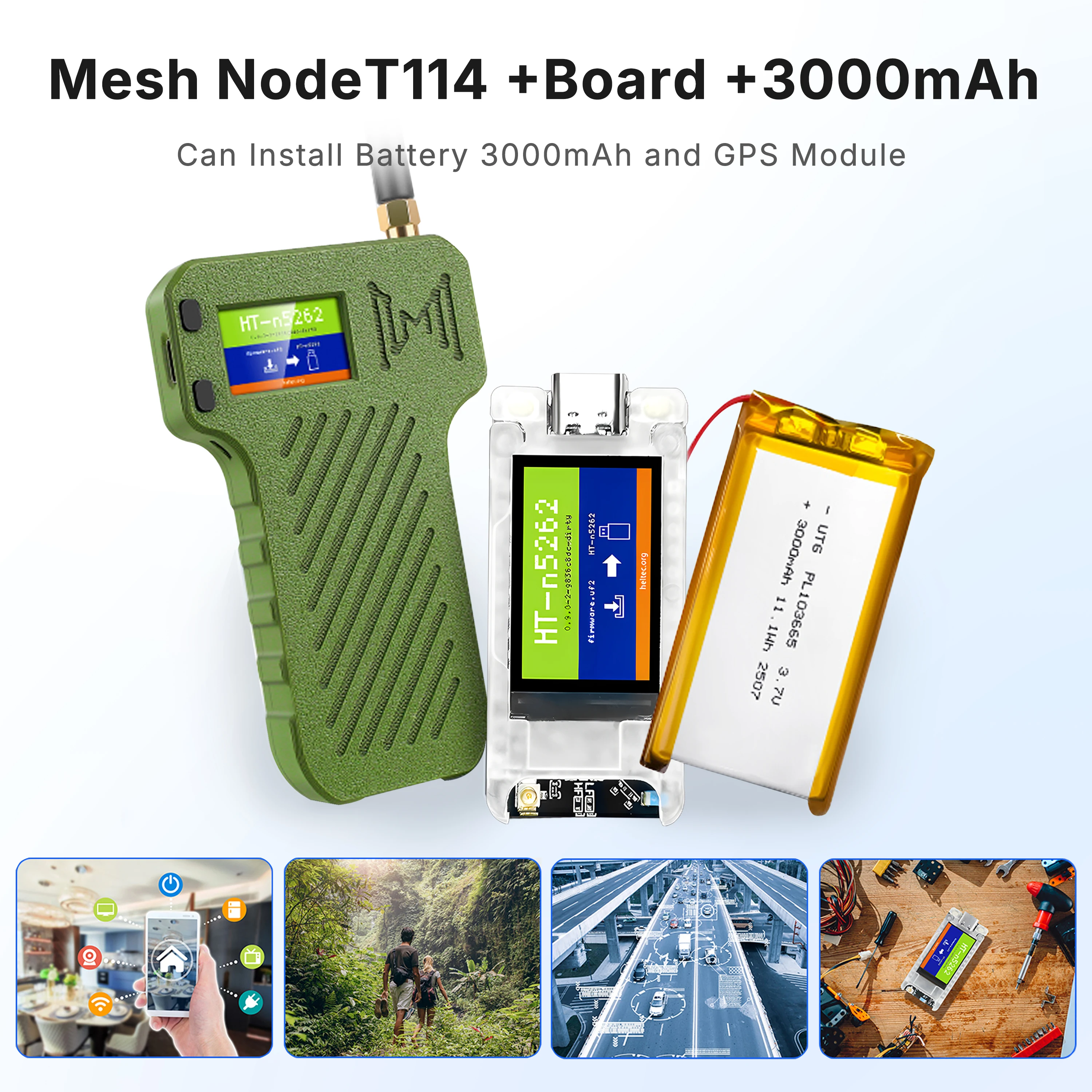 heltec-t114-v2-nrf52840-sx1262-display-da-114-pollici-tracker-supporto-nordico-meshtastico-lorawan-lora-arduino-dev-board