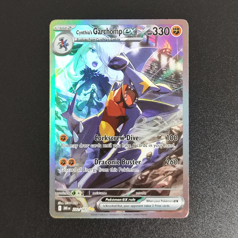 Pokemon-Karte PTCG Foil Proxy Englisch Gengari Rayquaza Vmax Giratian Lugia V Mew Latias Latios EX Sammlerstücke Sammelkartenspiel