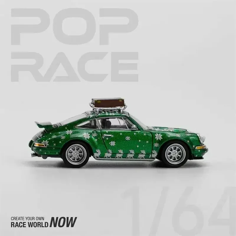 Pop Race / XCarToys 1:64 SINGER 964 & 964 TARGA CHRISTMAS EDITION 2023 Diecast Model Car