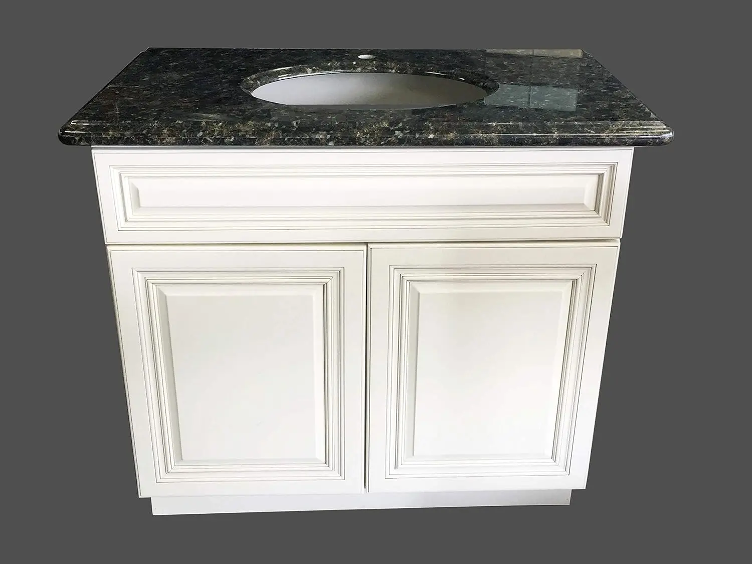 

Antique White Single Sink Bathroom Vanity Cabinet 24x21 inch, Customized