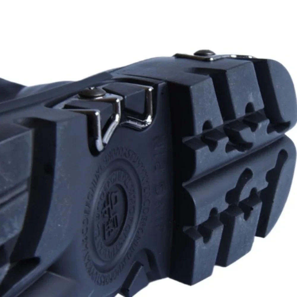 Men\'s High Heels Riding Boots Zip Stage perform Over-the-Knee Boots Shaft Leng Platform Thick Heel Round Toe Metal Tall Boots