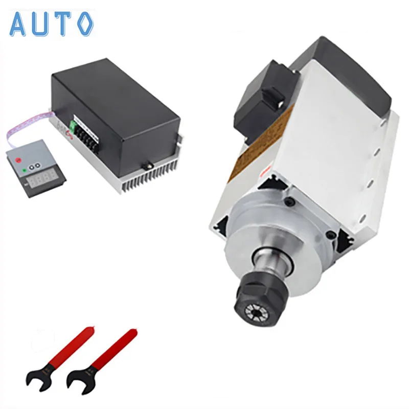 

1.5KW 2.2KW 6000rpm Constant Power Spindle Square Flange Air-Cooled Permanent Magnet Motor CNC Milling Machine Drilling Grinding