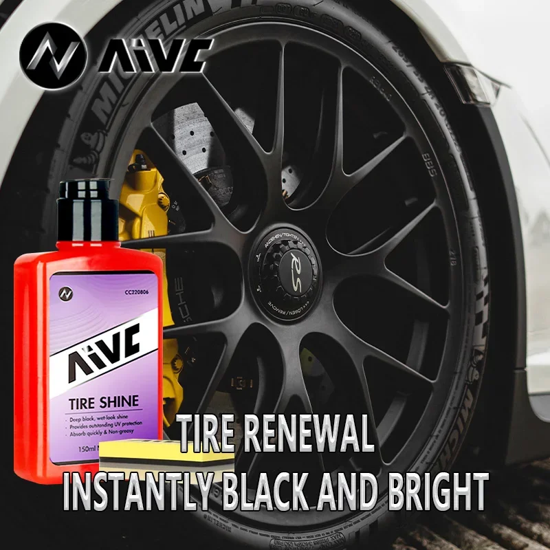 

AIVC Tire Shine Protection Coating - High Gloss,Long Lasting,Hydrophobic Sealant,Auto Tire Renovator,Polishing Cleaner Solution