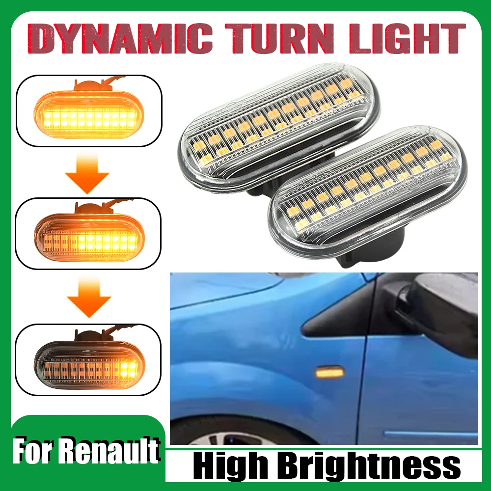 Auto Part Led Dynamic Side Marker Turn Signal Light For Nissan PRIMASTAR Kasten (X83) For mercedes-benz Smart FORTWO Coupe (453)