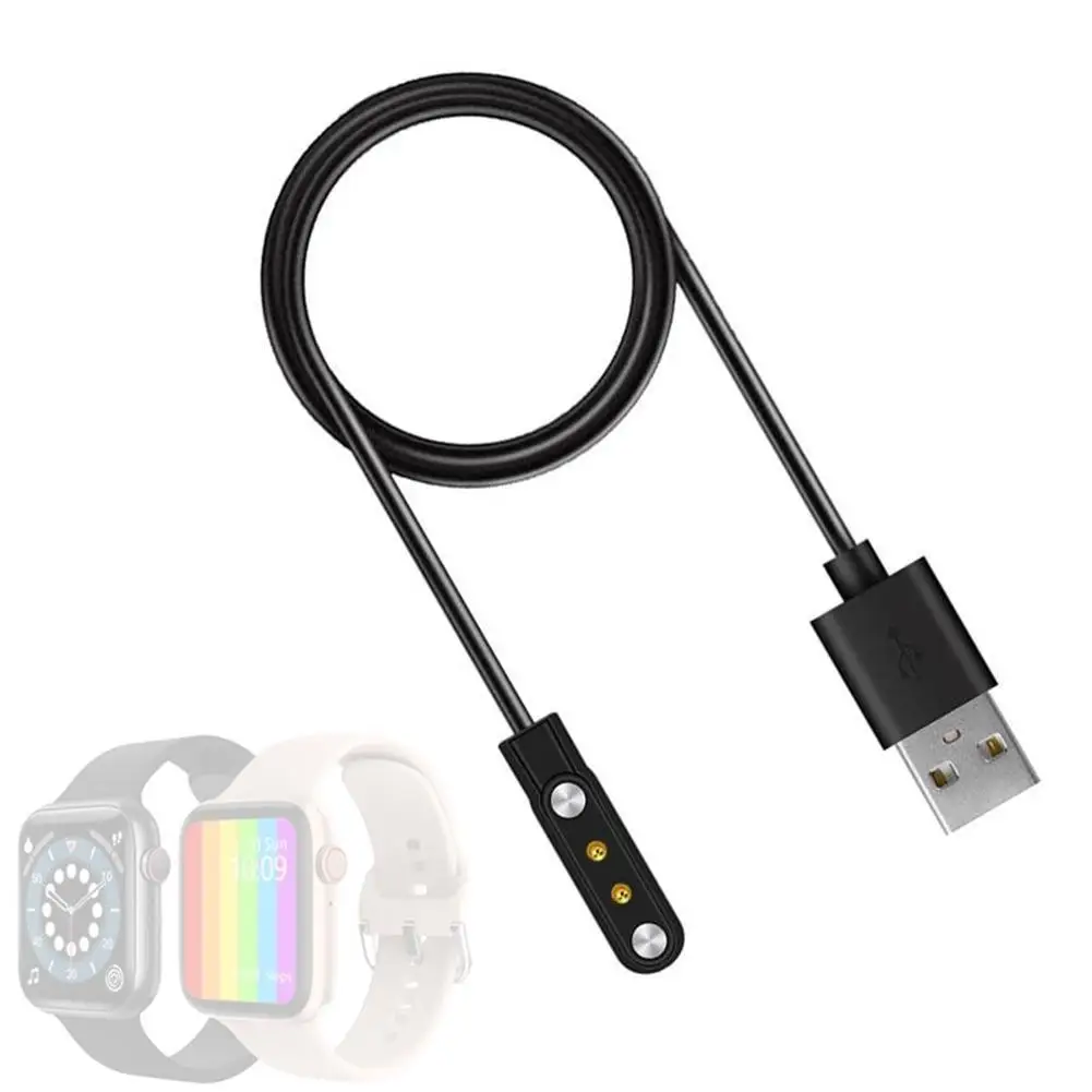 Universal 4pin 7.62 Space Smart Watch Magnetic Charging Cable USB 2.0 Male To 4 Pin Magnetic Suction Charger For Smart Watch