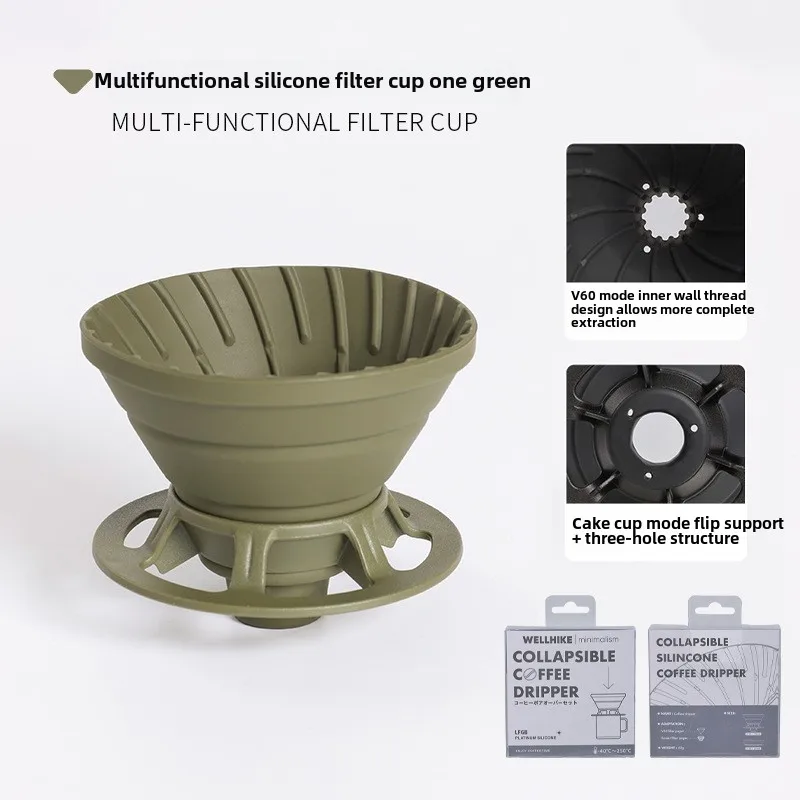 Portable camping Hand Brew Coffee Filter Drip Shower Coffee Filter Coffee Maker Tea Cup Filter Accessories