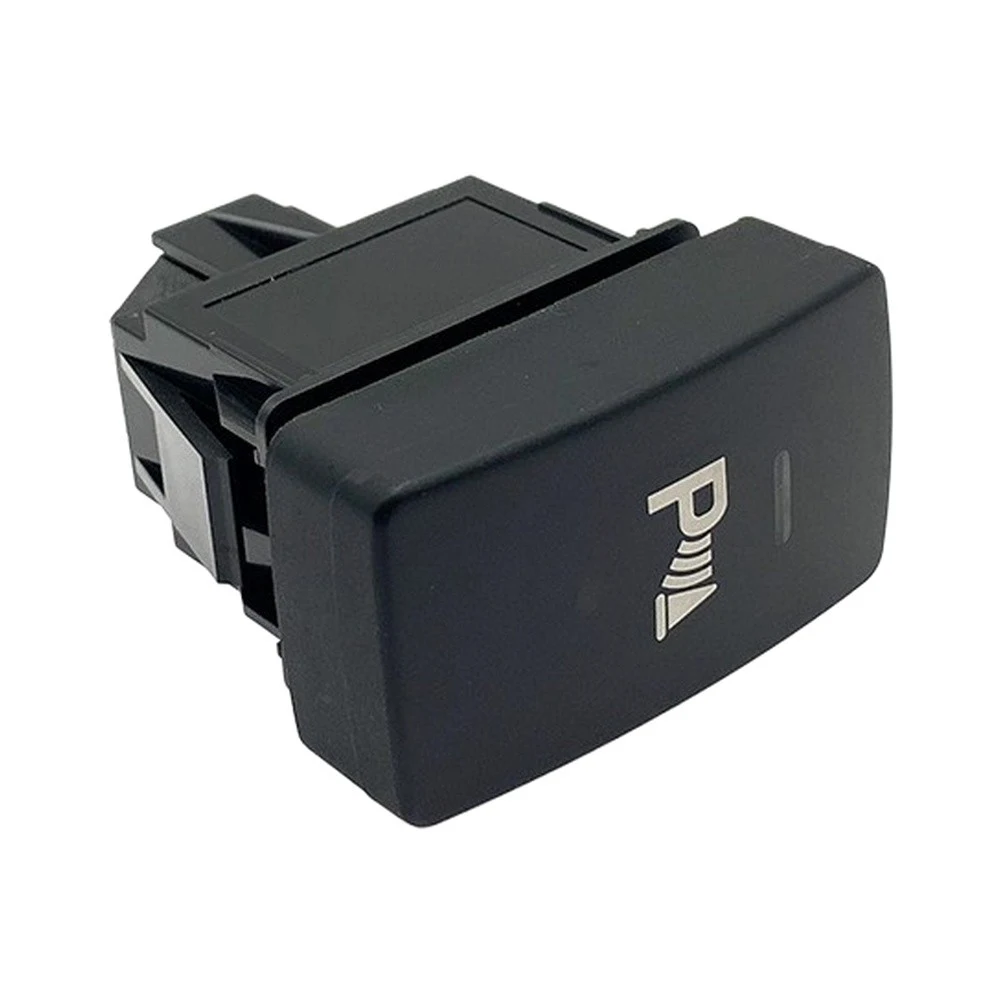 Black Parking Sensor Switch Auto Parking Switch ABS Material Construction High Reliability Design Wear Resistant Build