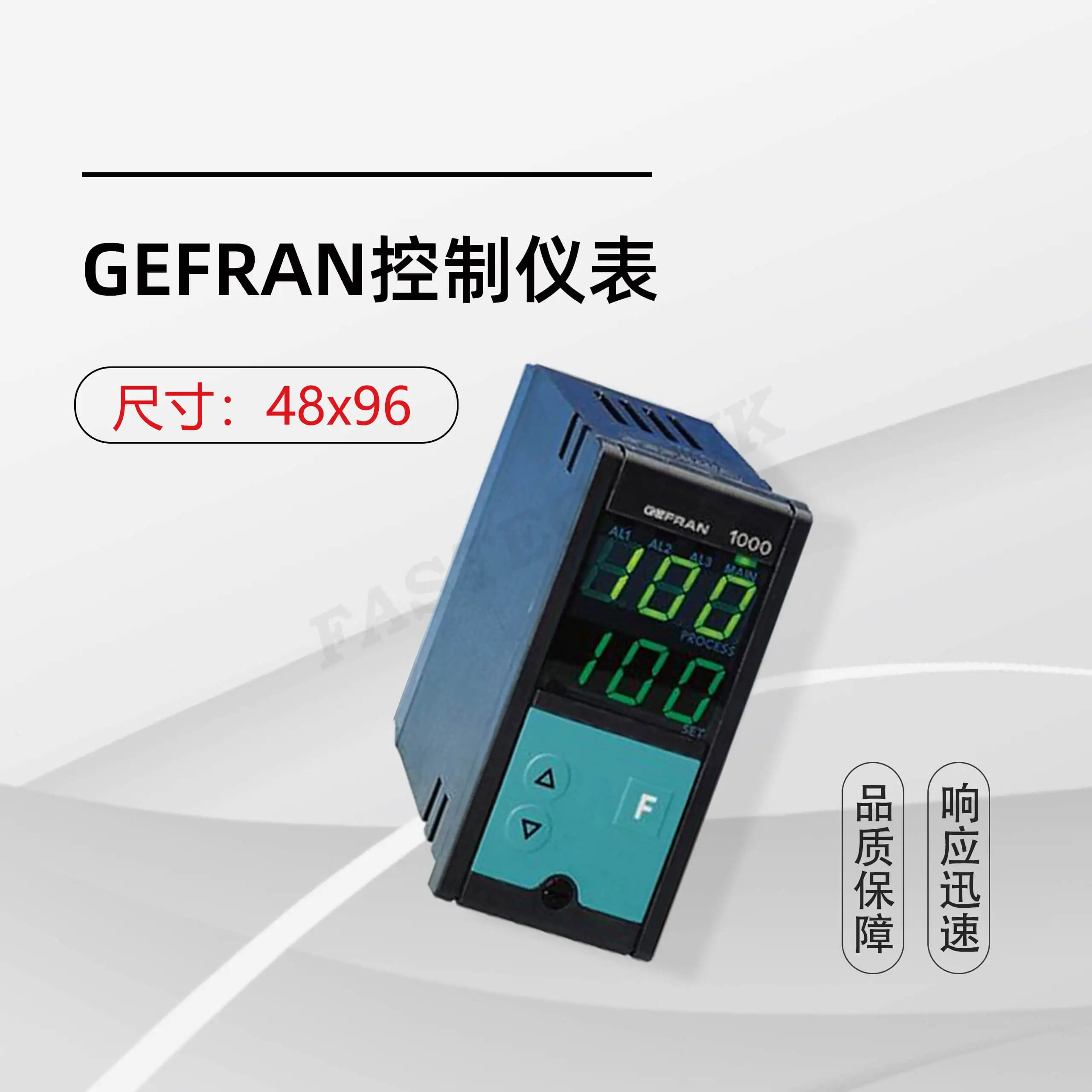 GEFRAN, Temperature/Pressure Controller, Display Control Instrument 1000-R0-1R-0-1