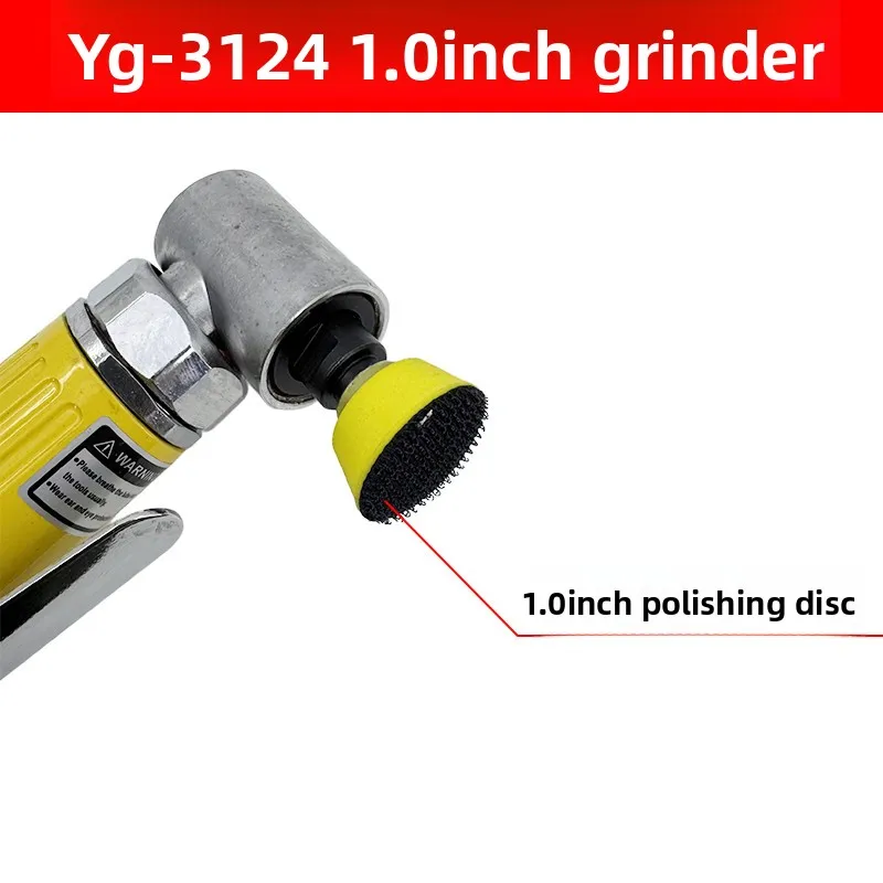 1.0inch Pneumatic light-duty grinder 90-degree small polishing machine edge grinder YG-3124 sandpaper machine
