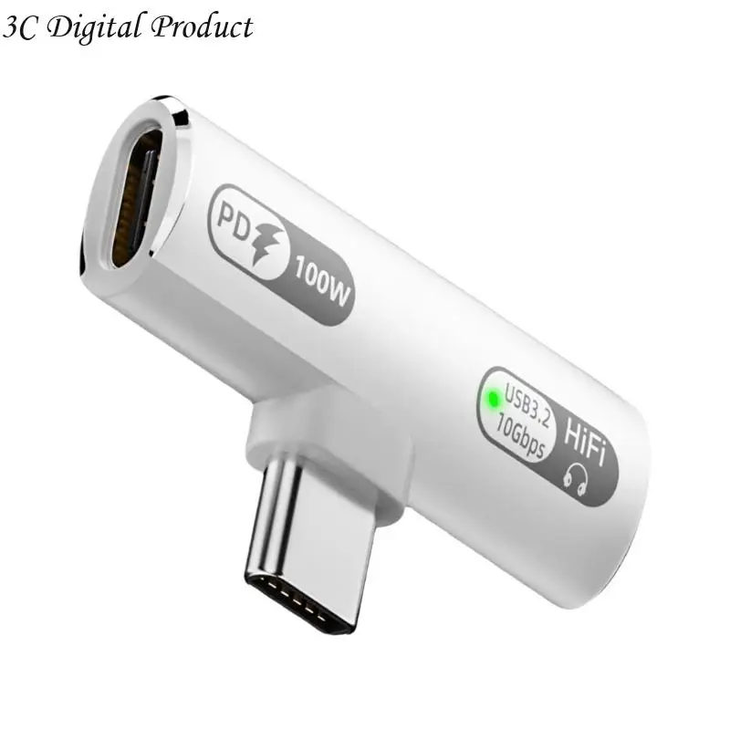 USB Cオーディオと充電アダプターPD100W電話用ラップトップタブレットQ84A