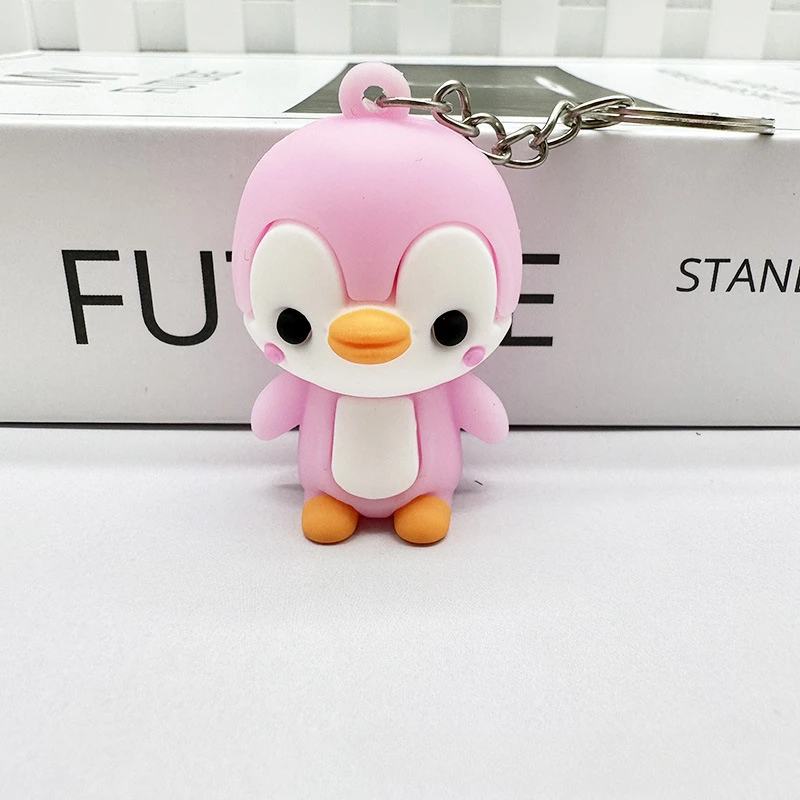 Creative and Cute Little Penguin Car Keychain Pendant Doll Bag Pendant Blind Box Small Gift Cute Keychain