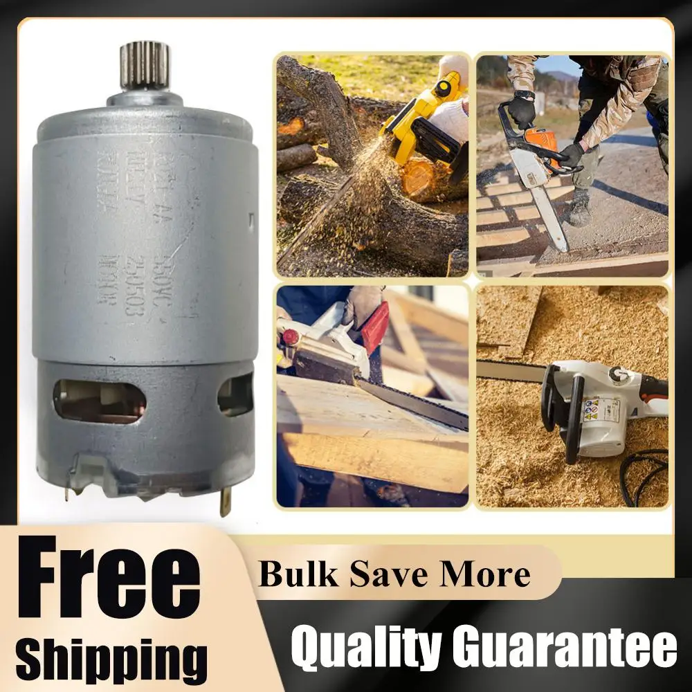 

21V Brushed Motor 14 Teeth Electric Motor 8.2mm Gear Diameter Power Tool Accessories for Mini Saw Motor Rechargeable Saw