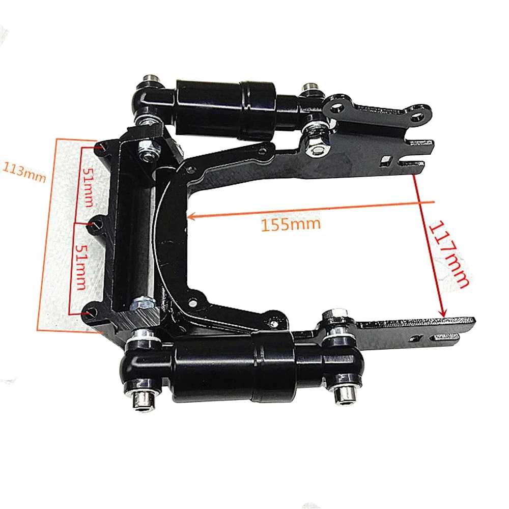 10 Inch Electric Scooter Rear Fork Folding Replacement Driving Accessories Shock Absorber  Axle Modified