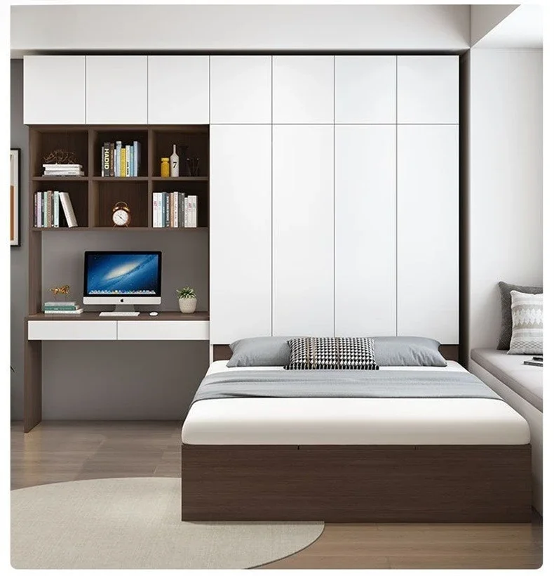 Tatami, ménage, chambre à coucher, chambre d'enfant, bois massif, armoire, lit petit appartement