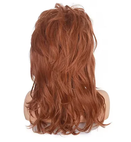 Women Peggy Bundy Beehive Wig Long Wavy Synthetic Hair Wigs for Married Housewife Vintage Costume Cosplay Halloween