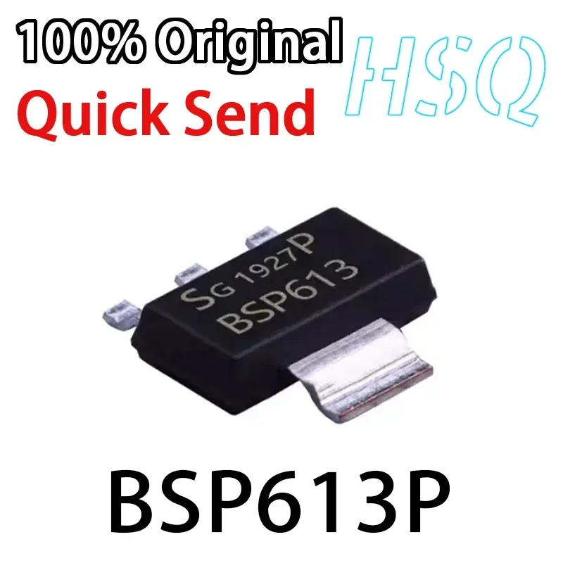 1PCS New BSP613P Screen Printed BSP613 Package SOT-223 P Channel MOS Field-effect Transistor