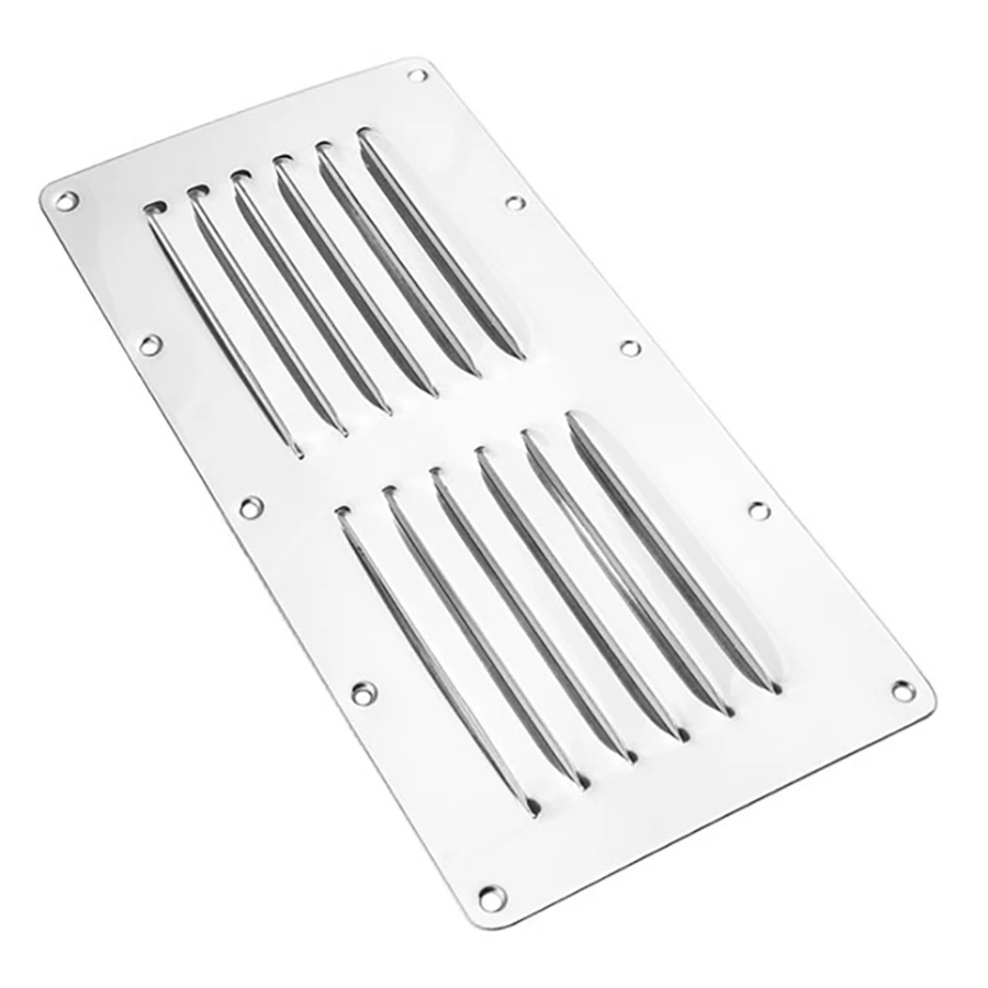 Stainless Steel Marine Air Vent Cover Boat Louvered Vent Marine Accessories