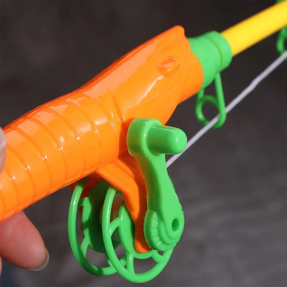 Magnetic Kids Fishing Rod Magnet Hooks Retractable Fish Model Toy Fishing Poles Great Performance Fishing Toy Fun Game