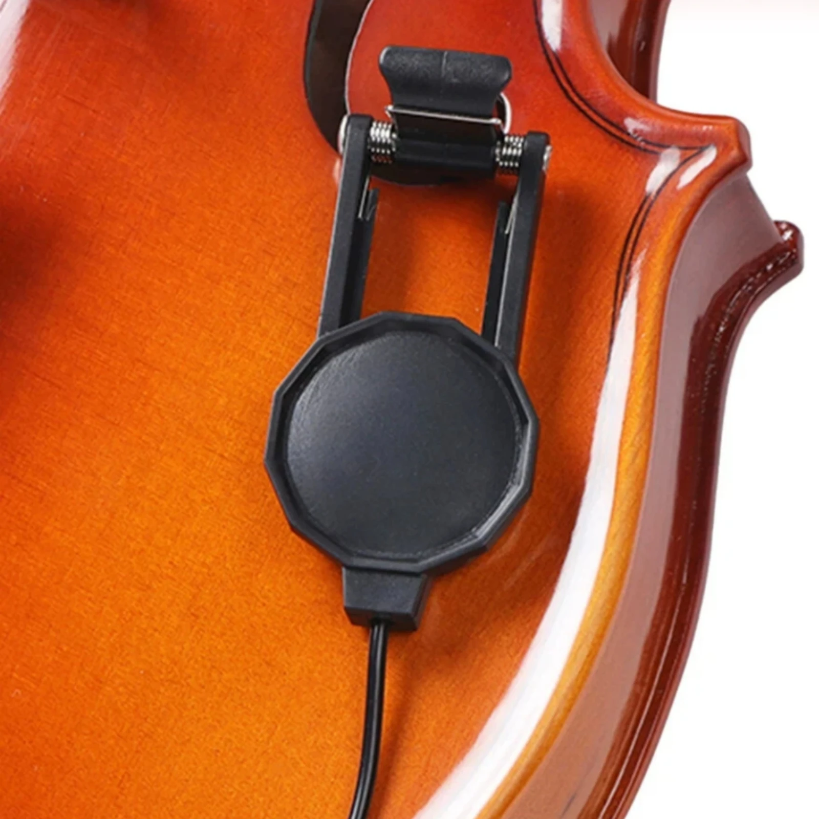 

Clamp-on Violin Audio Pickup Non-Marking Violin Pickup Audio Pickup Universal Clamp-on Pickup Stable Grip Music Gear Guarding