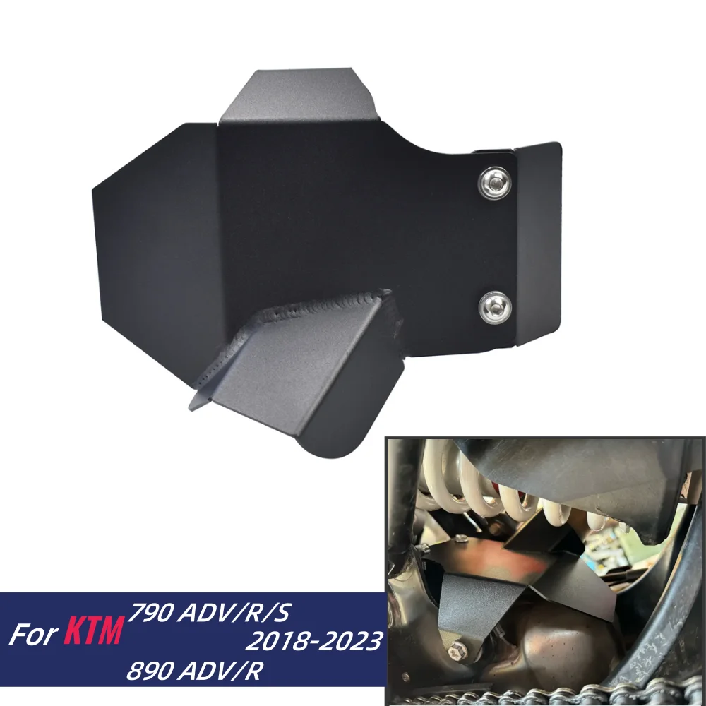

890ADV 790ADV Rear Shock Heat Shield Guard For KTM 890 790 ADV Adventure R S 2018-2023 Motorcycle Exhaust Pipe Protection Cover