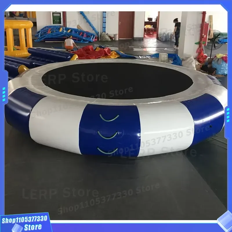 Giant Inflatable Floating Water Trampoline Mat Flying Fish Design for Kids Adults Outdoor Lake Pool Summer Fun Activity Toy
