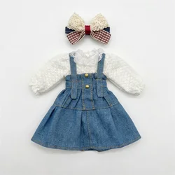 Only Doll Clothes No Shoes 30cm 1/6 BJD Doll Fashion Outfit Set Pretty Dress Hat Girl Toy Gift Doll Accessories Holiday Gift