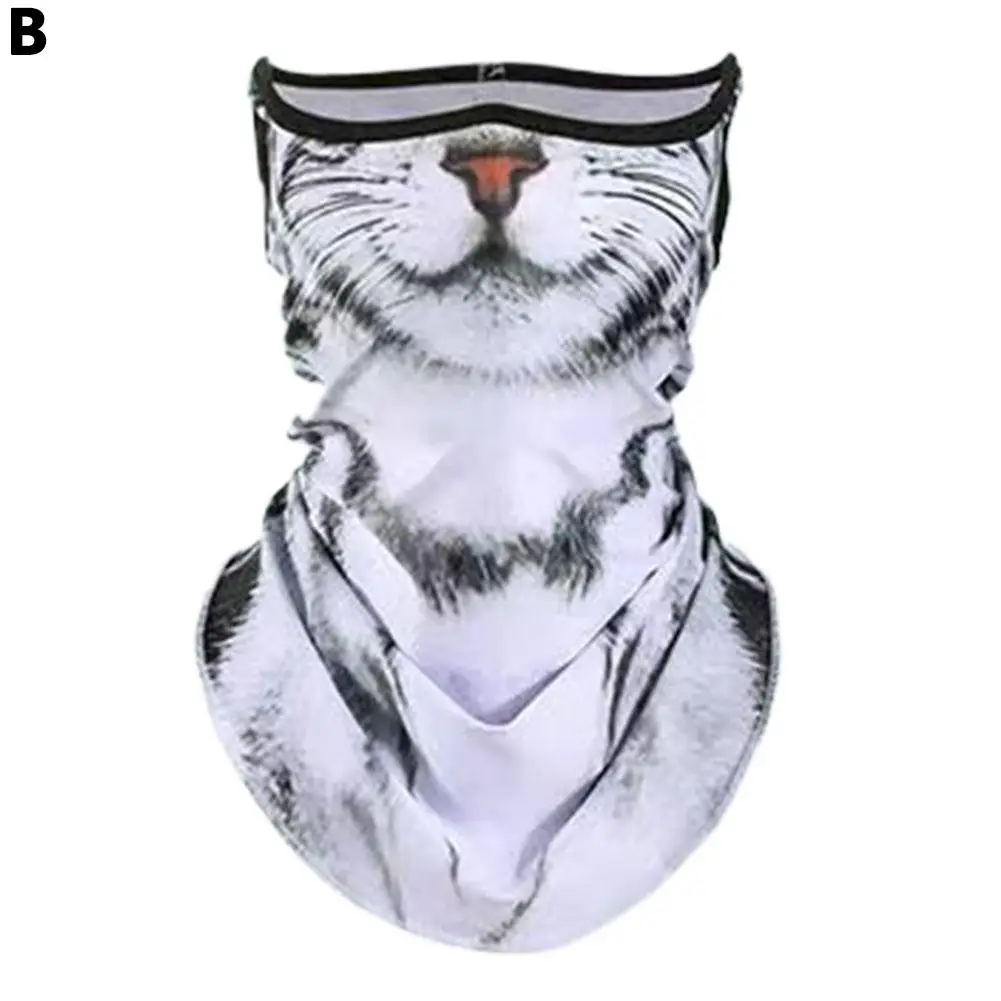 Reiten Sonnenschutz Maske Reiten Sonnenmaske Sommer Sonne Gesicht Ohr Katze Maske Maske Schutz Sonne Radfahren Tier Wind Maske Maske E4G0 – Detail 3