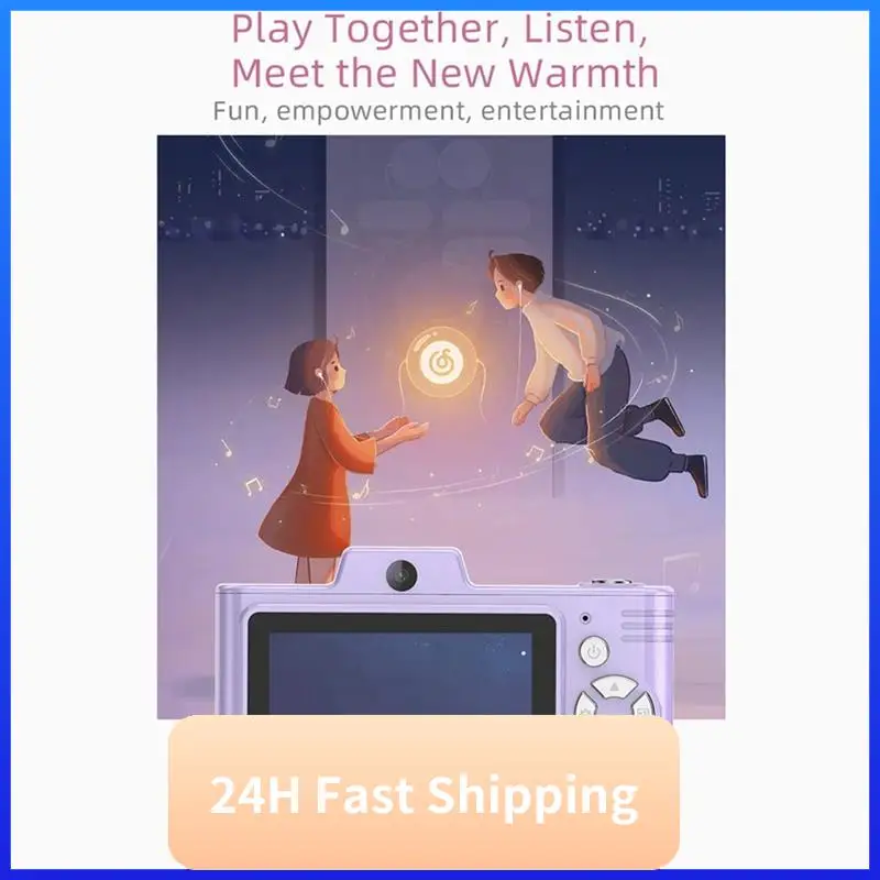 

1080P Kid Camera 48MP Dual Lenses 8X Optical Zoom Mini CCD Camera 2.8In TFT Screen Great Gift For Boys Girls Kids -Blue