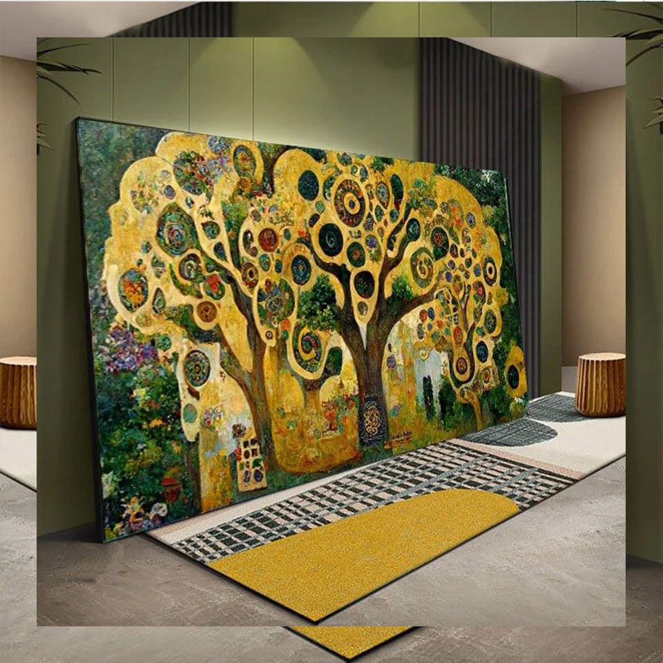 Tree of life Gustav Klimt Diamond Painting New 2024 Landscape DIY Diamond Mosaic Art Embroidery jewelry Cross Stitch Home Decor