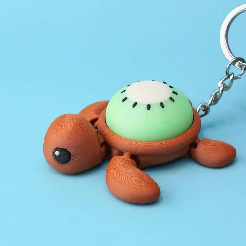 Mini Pool Float Fidget Charm, Eco-Friendly PLA 3D Printed Summer Swim Ring Tactile Decompression Backpack Decor Keychain