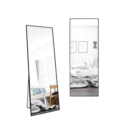 DSA Linglong mirror floor-to-ceiling full-body  hidden bracket  alloy right-angle dressing  wall-mounted fitting  or light