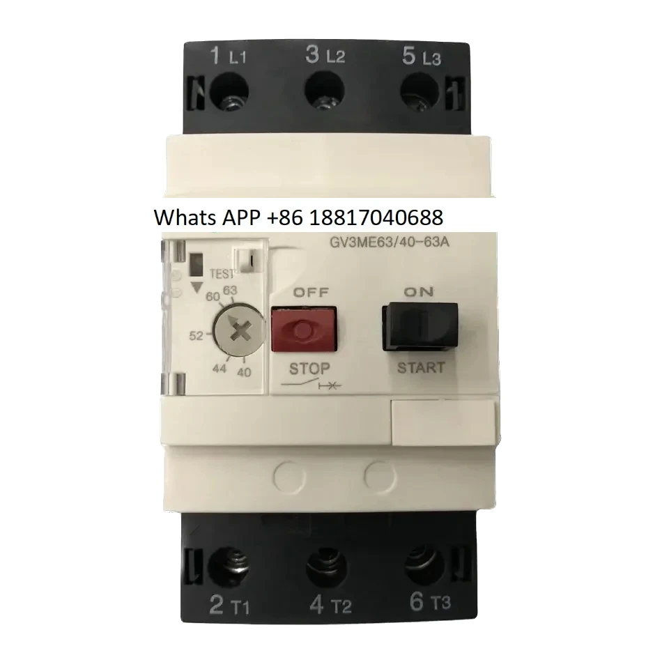 

GV3ME40 GV3ME63 GV3ME80 GV3A01 GV3A02 Motor Protector Circuit Breaker New