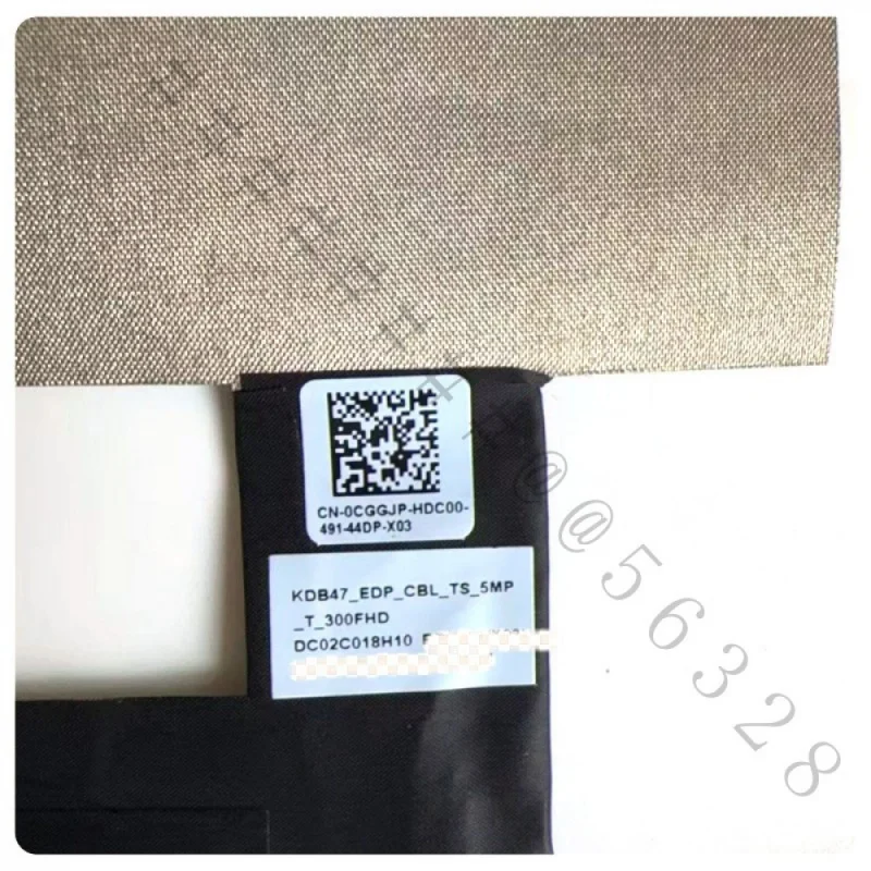 SCZ+New LCD EDP Cable PN 0CGGJP CGGJP KDB47 TS 5MP For Dell Pro 14 Plus 2-in-1 PB14250 Laptop Screen Flex Cable