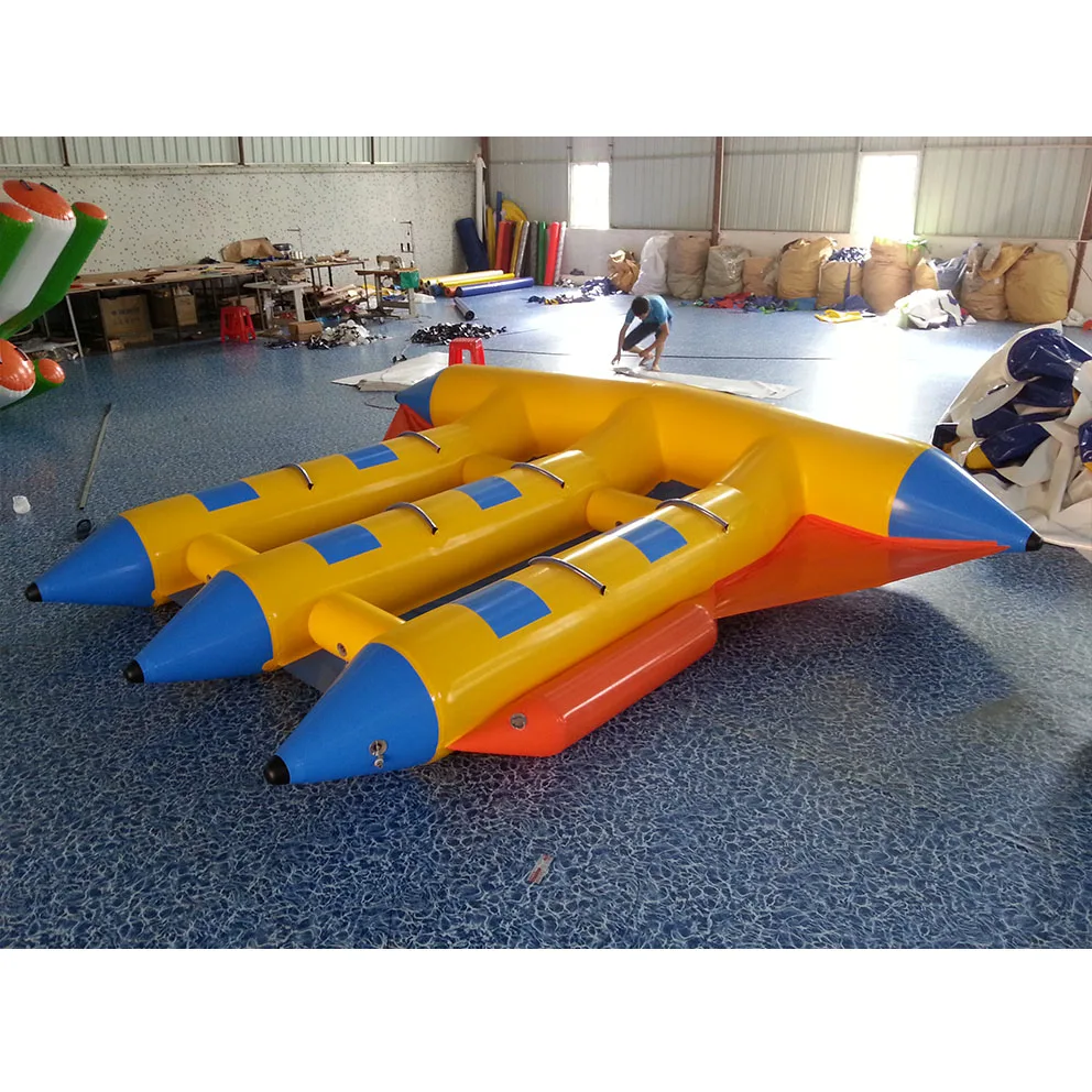 

Оптовая продажа, водные надувные игрушки, водные виды спорта, перетаскивание, лодка с летающей рыбой, ПВХ, надувная летающая рыба, 6-местная летающая рыба