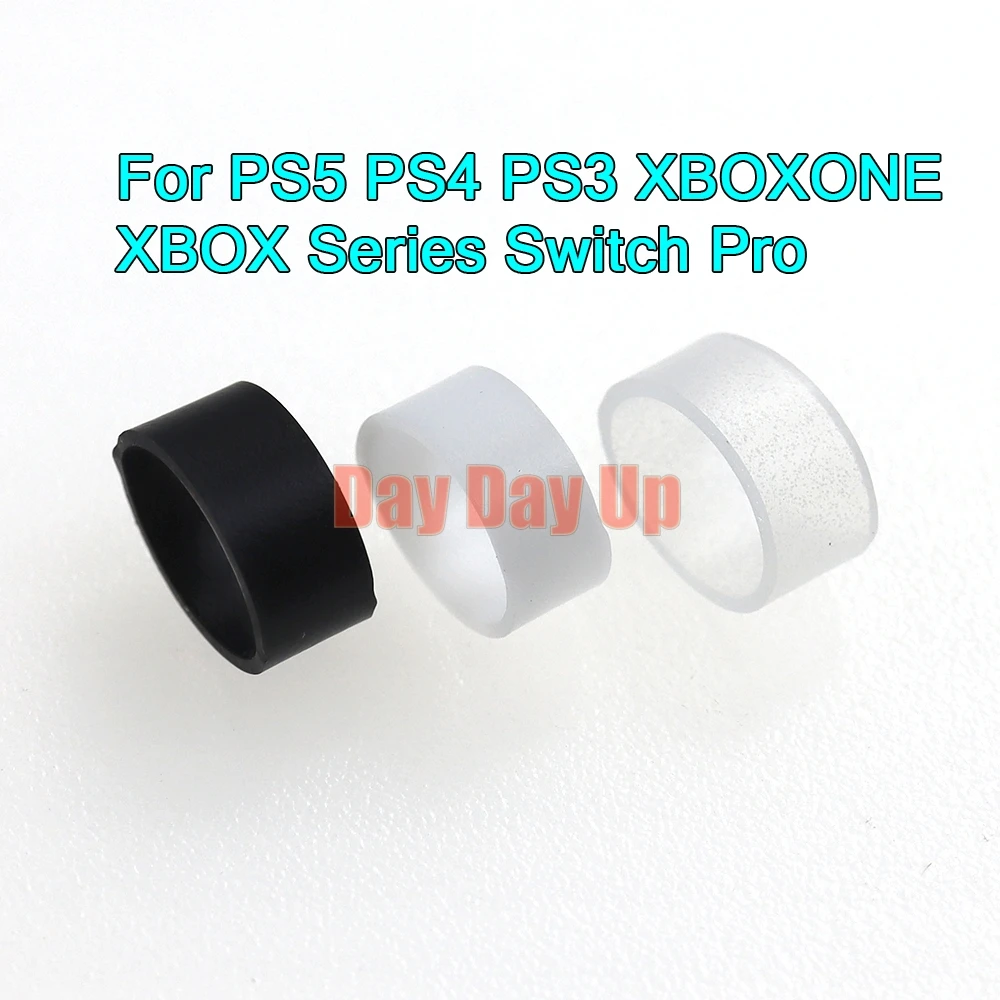 

500PCS For PS4 PS3 XBOXONE XBOX Series Switch Pro Elastic Joystick Guard Ring Invisible Protector Cover For PS5 Controller