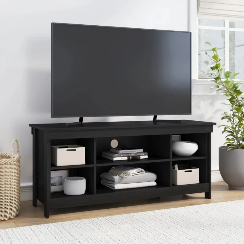 Ardent No Tools Open Shelf TV Stand Console for TVs up to 50