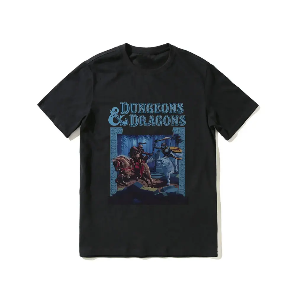 

p15 game Dungeon and Dragonsfans TEE T-shirts for both men and women clothes 2025 new Graphic Streetwear 100% Cotton