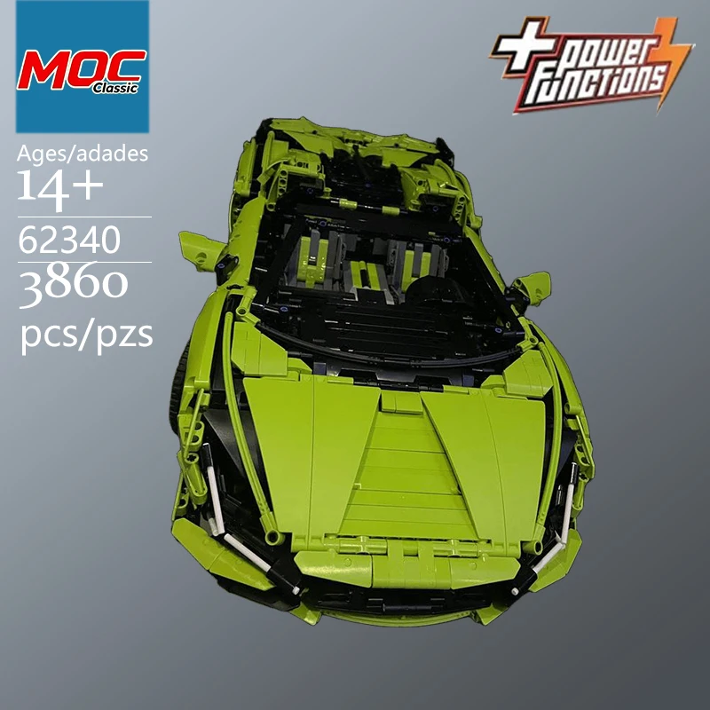 Specially Customized MOC Large Classic Sports Car Technic Combination Model - Trendy Educational Toys - Fun Building Game Gifts